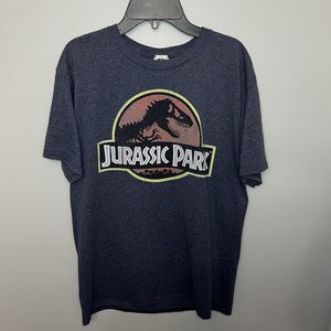 Jurassic Park T-Shirt Adult Medium Dinosaur World Movie Logo Graphic Casual VGC